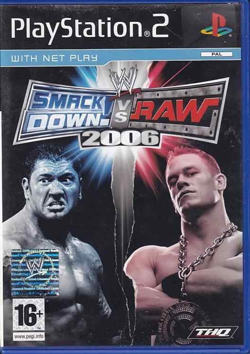 WWE SmackDown vs RAW 2006 - PS2 (B Grade) (Genbrug)